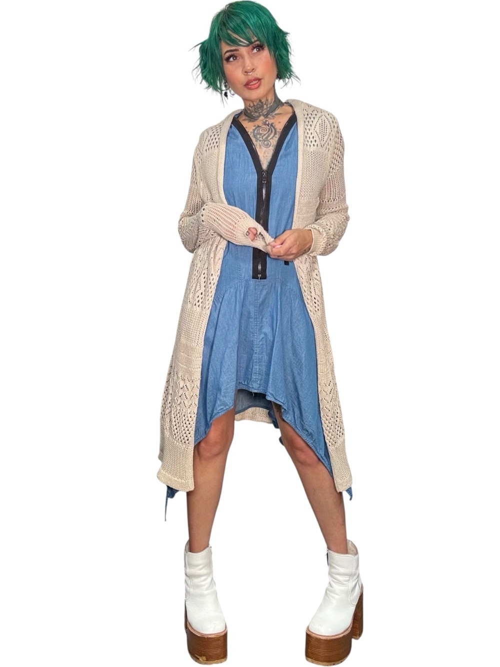Chelsea & Theadore Crochet cardigan